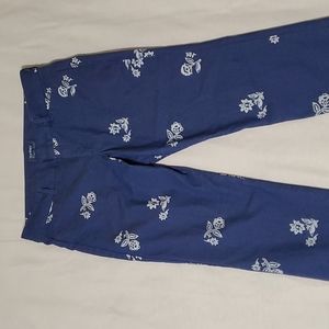 Patterned Pixie Cut Pants